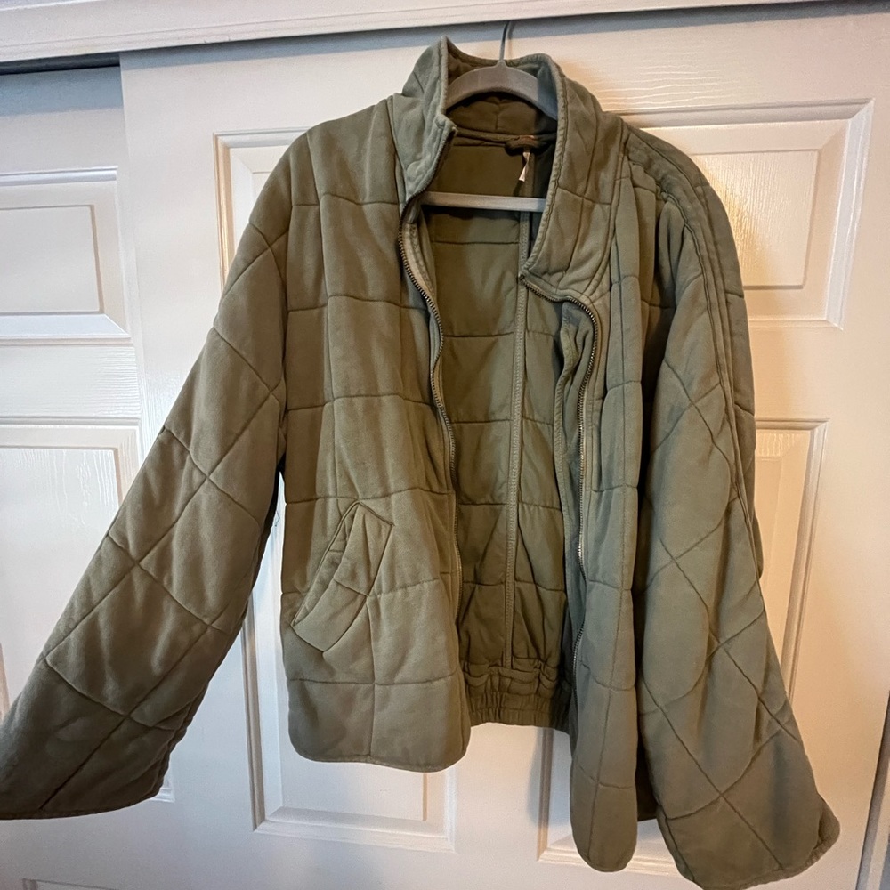 Free People dolman quilted jacket